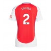 Arsenal William Saliba #2 Heimtrikot 2024-25 Kurzarm